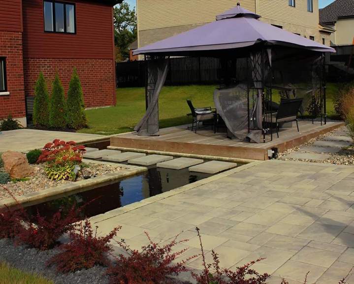 Aménagement jardin d'eau Châteauguay